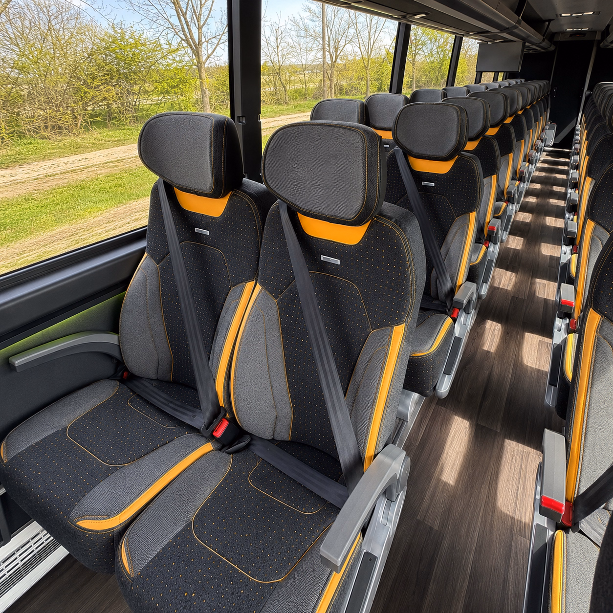 o fallon airport transportation onboard seating